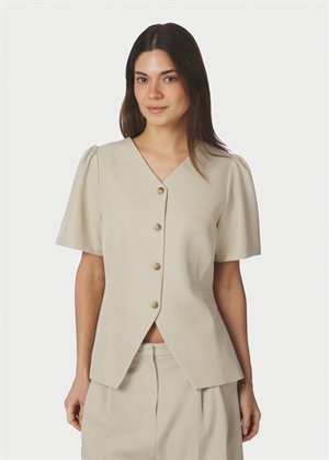 Jules structure bluse Creme Neo Noir
